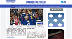 Desktop Screenshot of doblepenalti.com